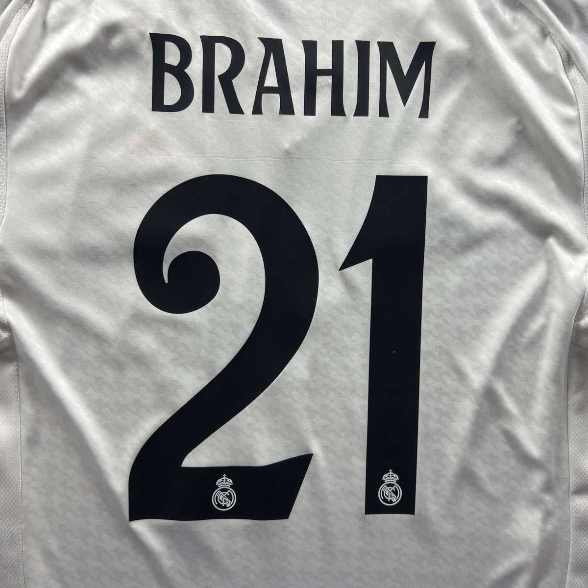 Real Madrid 2024-25 Adidas home Brahim Diaz *NEW* football shirt size M