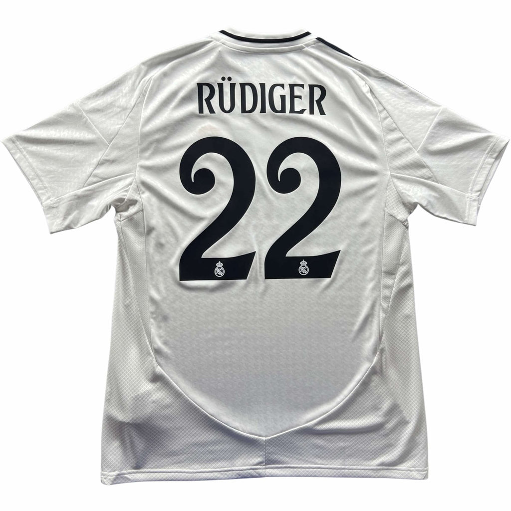 Real Madrid 2024-25 Adidas home Antonio Rüdiger *NEW* football shirt size M