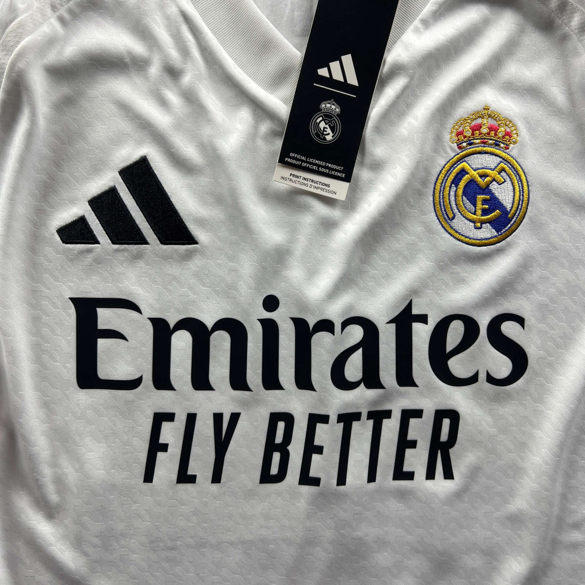 Real Madrid 2024-25 Adidas home Antonio Rüdiger *NEW* football shirt size M
