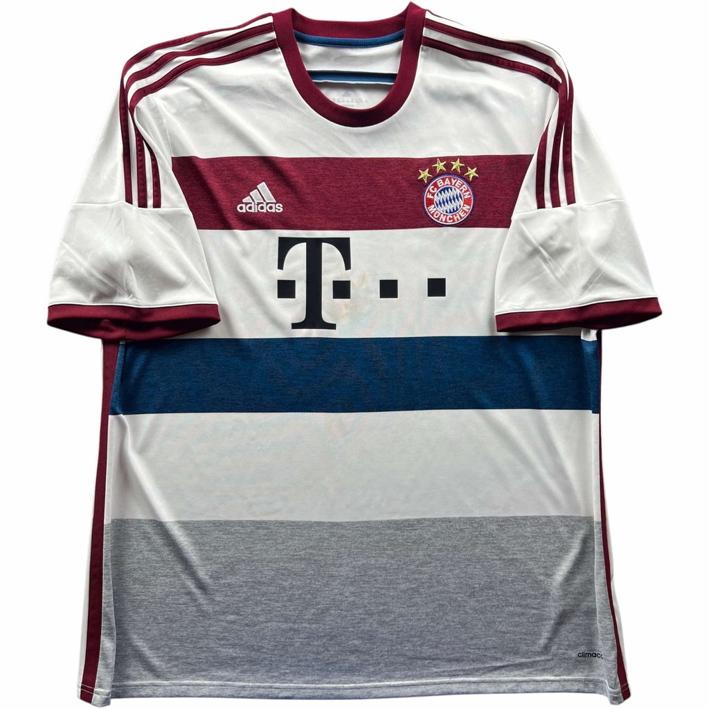 Bayern München 2014-15 Adidas away Claudio Pizarro *Signed* football shirt size XXL