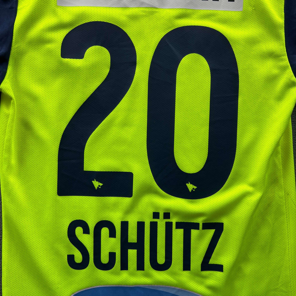 SKN St. Pölten 2022-23 Nike away Daniel Schütz football shirt size S