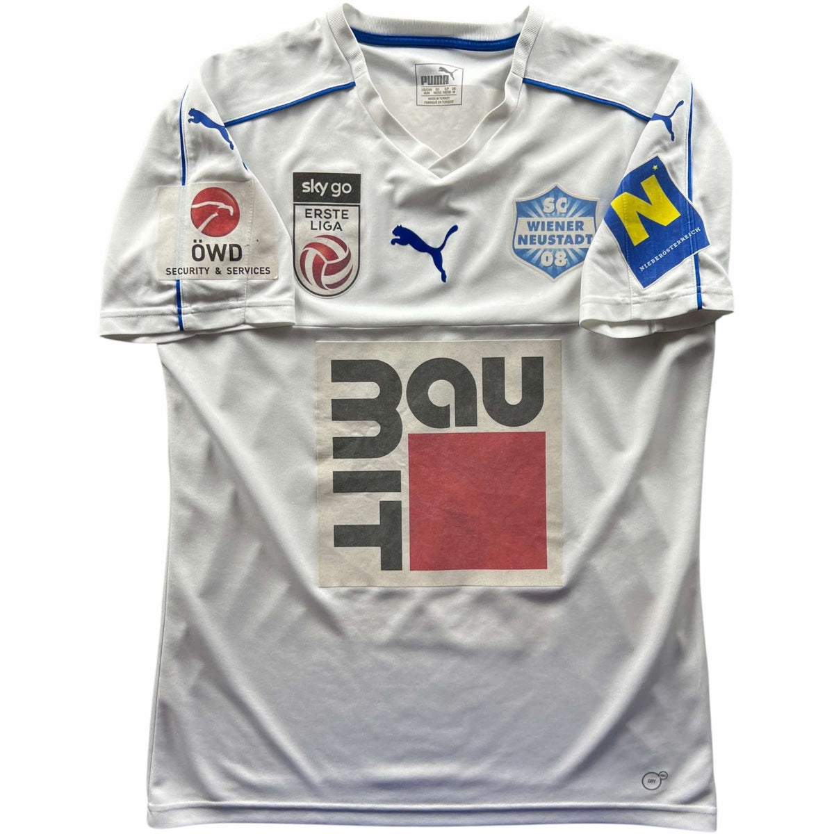 Wiener Neustädter 2016-17 Puma home Manfred Fischer football shirt size M