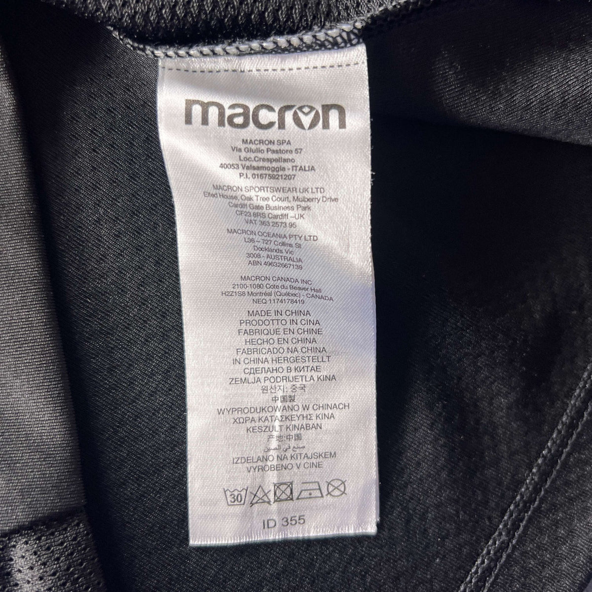Baniyas 2022-23 Macron away Khalid Al-Hashmi football shirt size XL