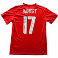 Switzerland 2016-18 Puma home Jan Bamert *Signed* football shirt size L
