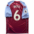 Aston Villa 2020-21 Kappa home Ross Barkley football shirt size L