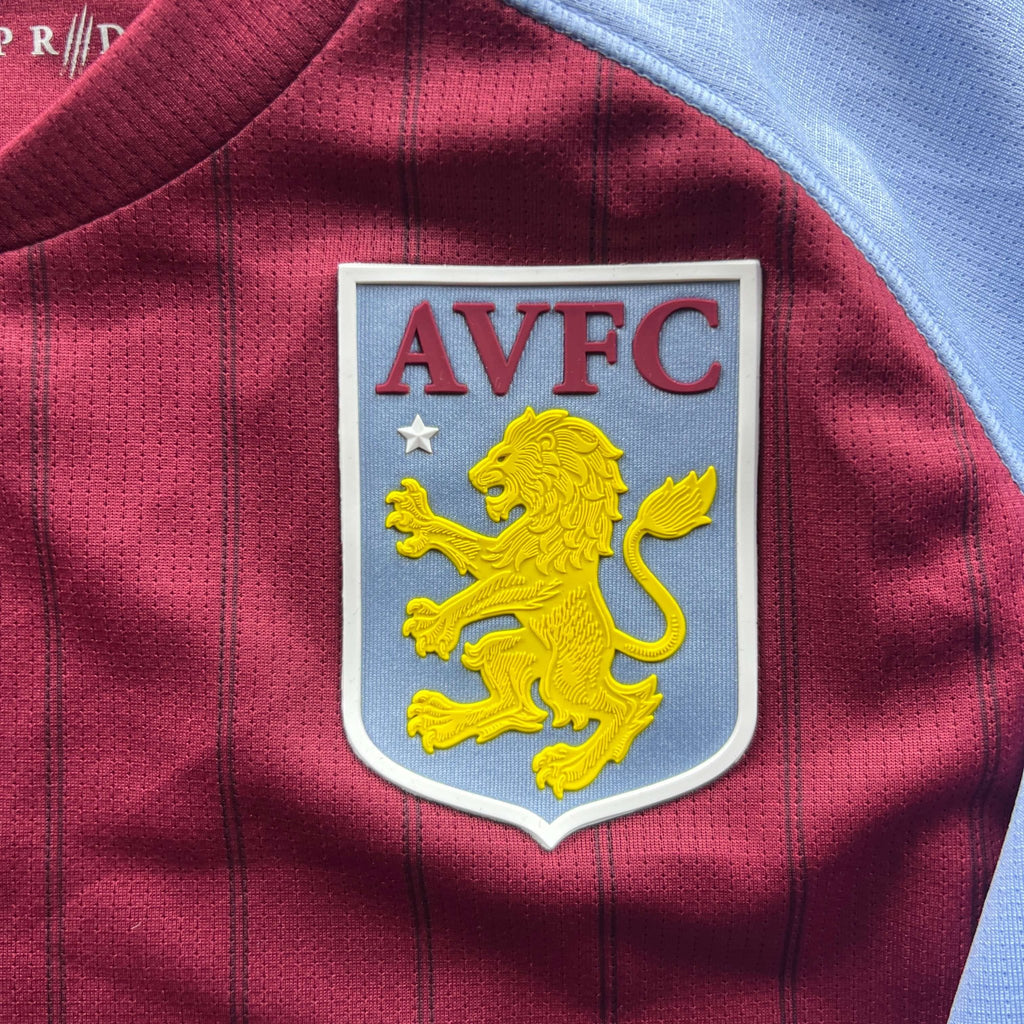 Aston Villa 2020-21 Kappa home Ross Barkley football shirt size L