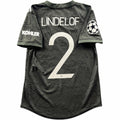 Manchester United 2020-21 Adidas away UCL Victor Lindelöf football shirt size Womens S