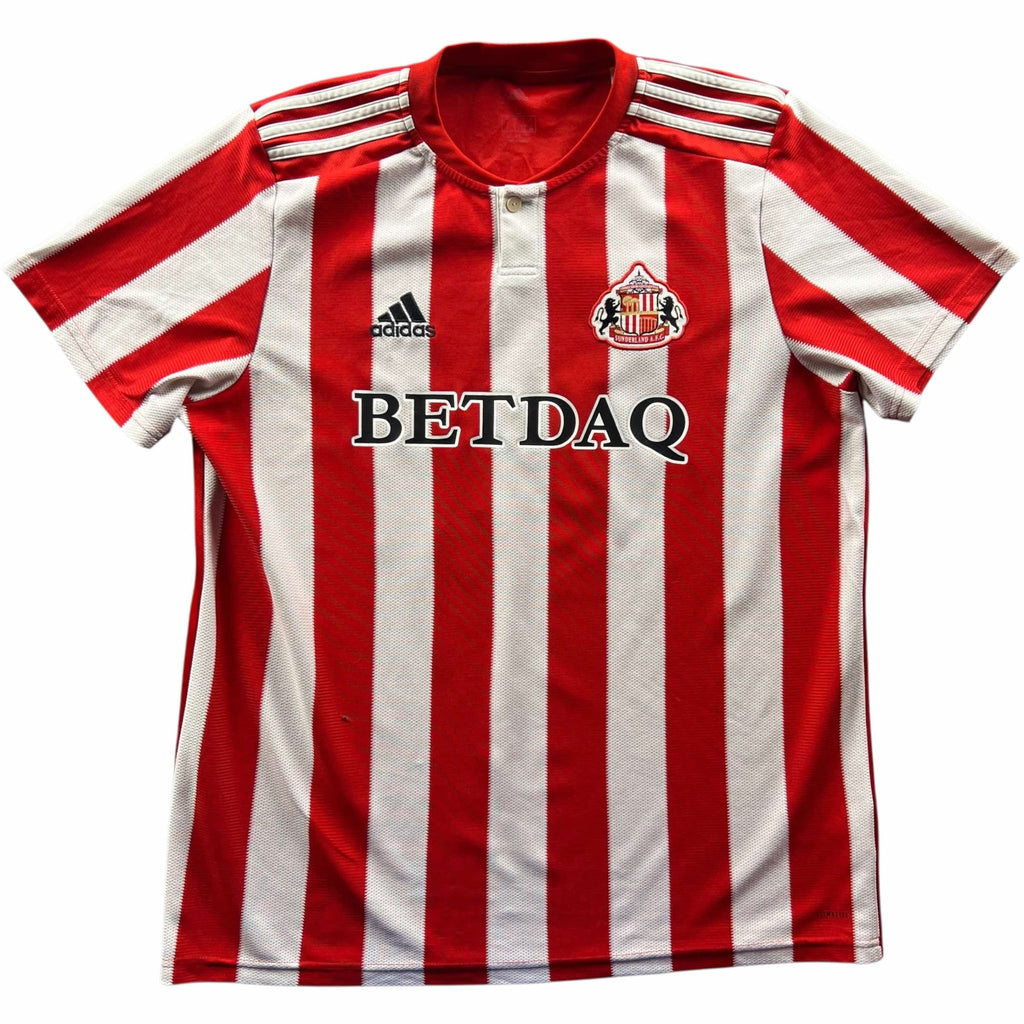 Sunderland 2018-19 Adidas home George Honeyman football shirt size L