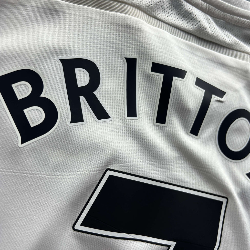Swansea 2014-15 Adidas home Leon Britton football shirt size S