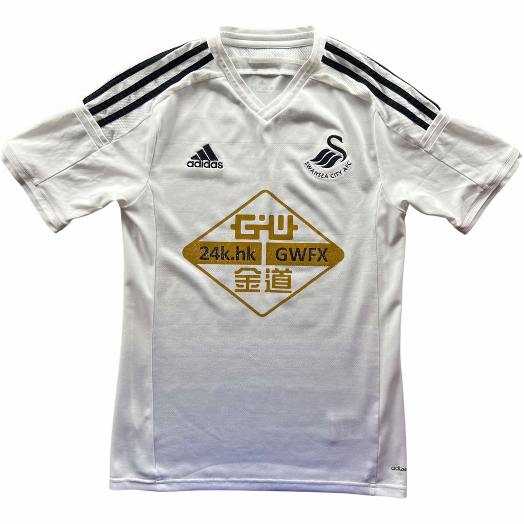 Swansea 2014-15 Adidas home Marvin Emnes football shirt size S