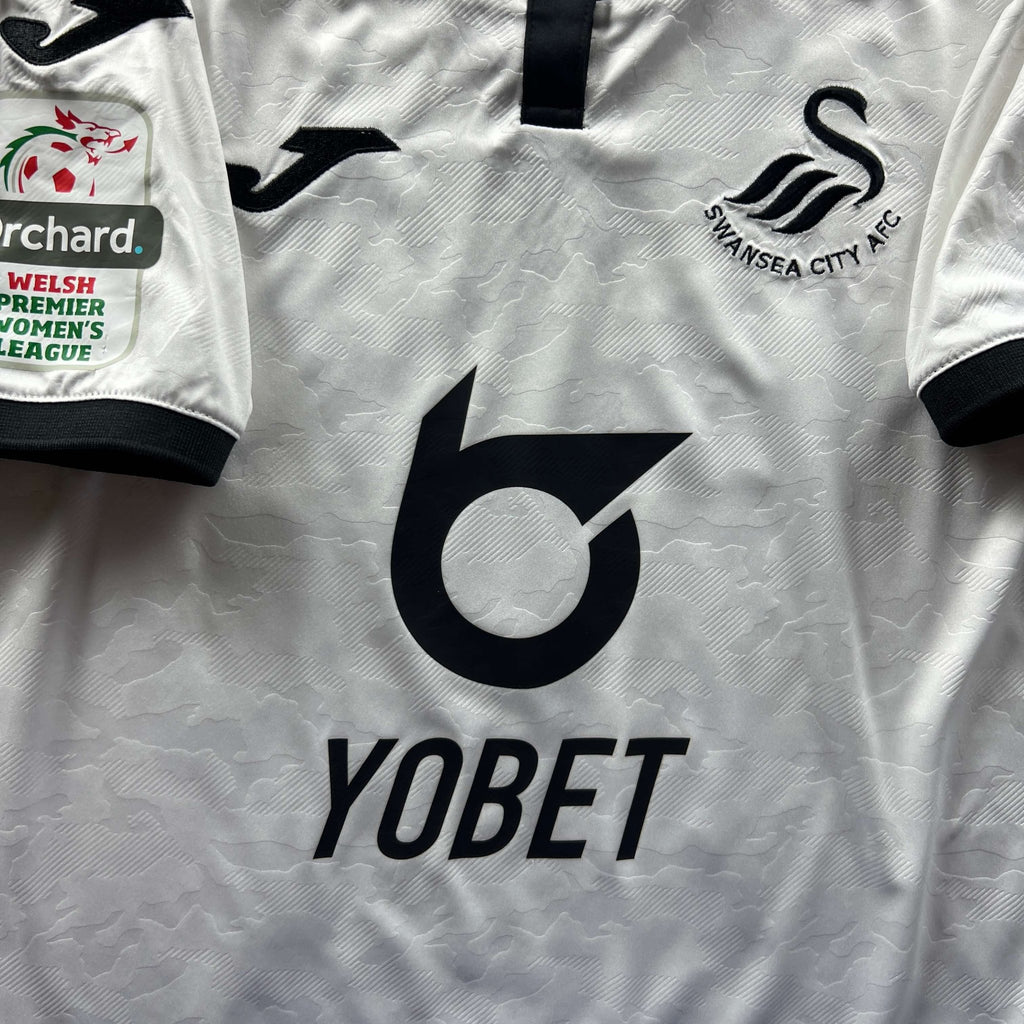 Swansea 2019-20 Joma home #14 Women's Premier League football shirt size L