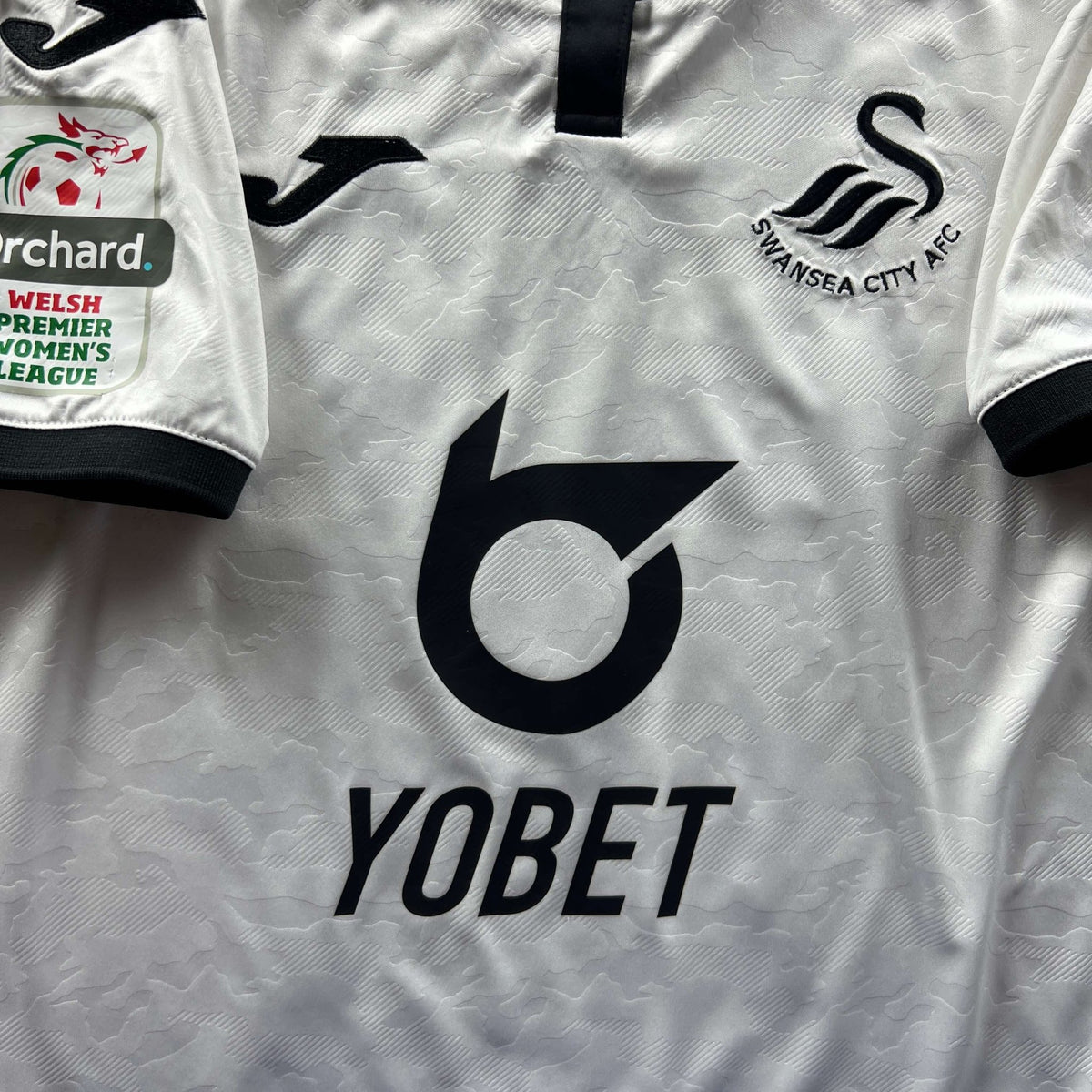 Swansea 2019-20 Joma home #14 Women's Premier League football shirt size L