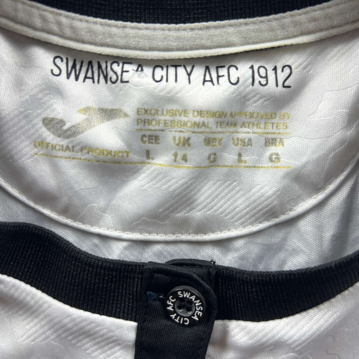 Swansea 2019-20 Joma home #14 Women's Premier League football shirt size L