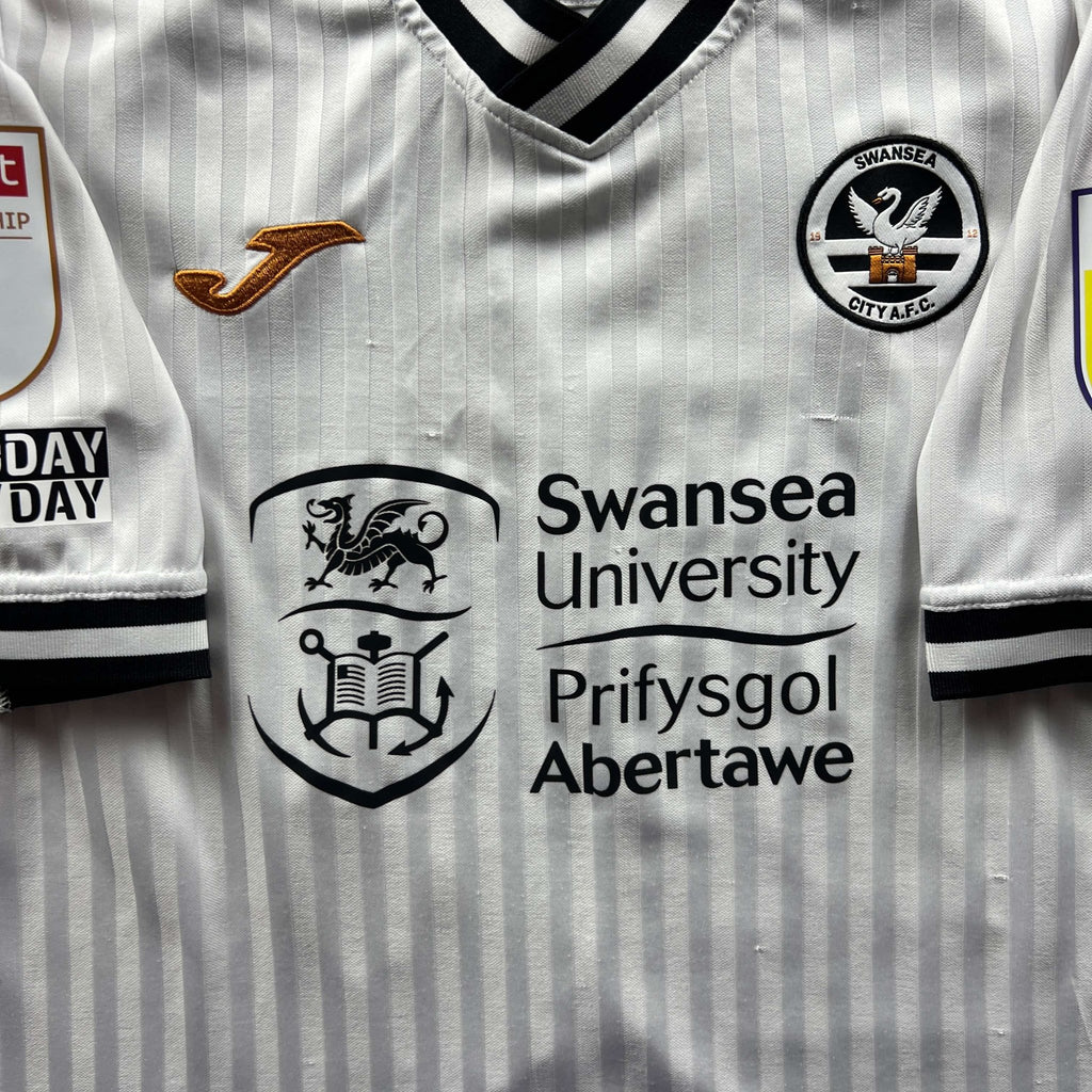 Swansea 2021-22 Joma home Ethan Laird football shirt size L