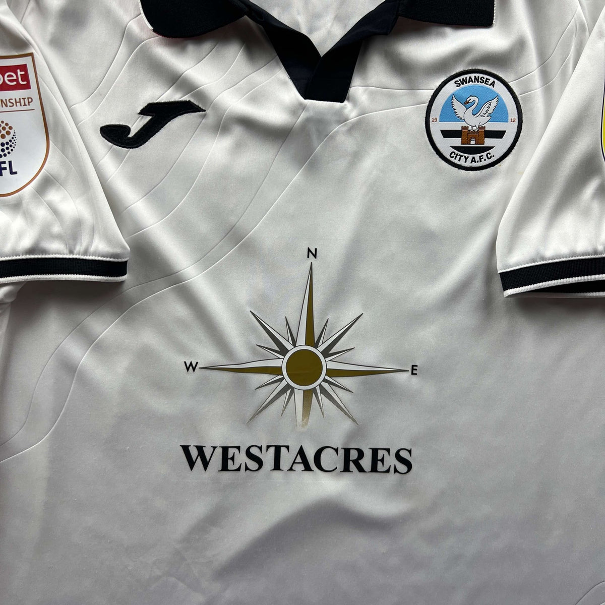 Swansea 2022-23 Joma home Luke Cundle football shirt size L