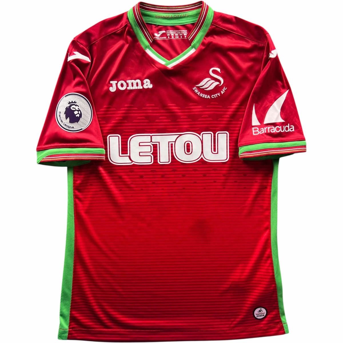 Swansea 2017-18 Joma away Tammy Abraham football shirt size S