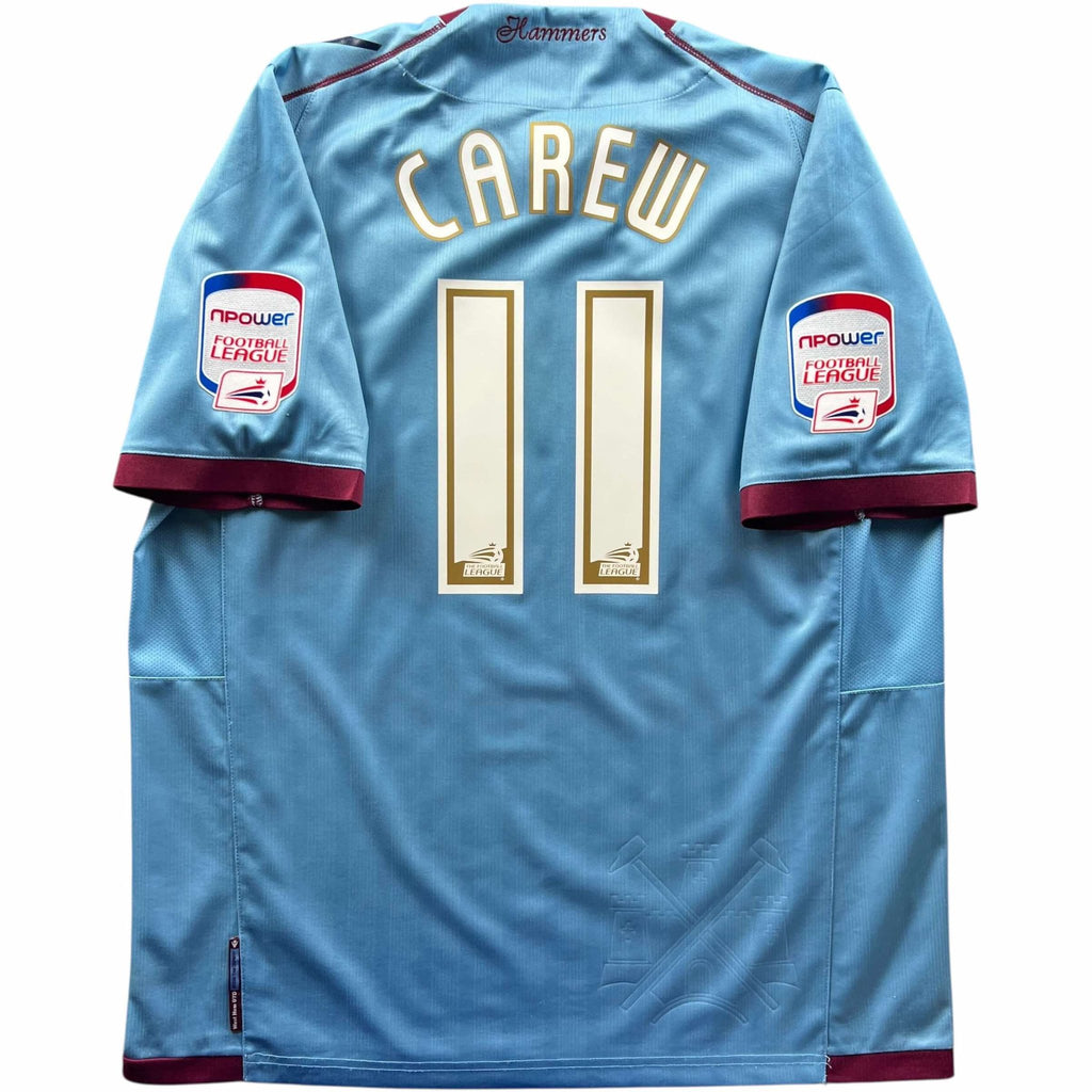 West Ham United 2011-12 Macron away John Carew football shirt size XL