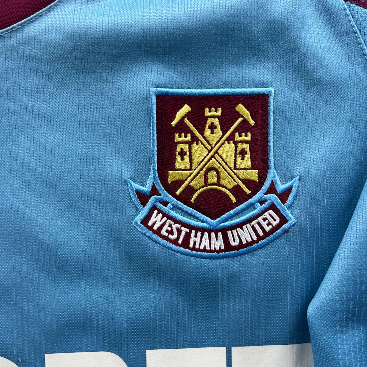West Ham United 2011-12 Macron away John Carew football shirt size XL