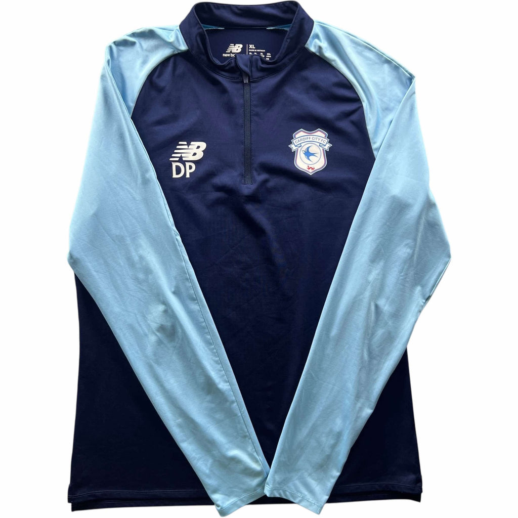 Cardiff City New Balance training top size XL