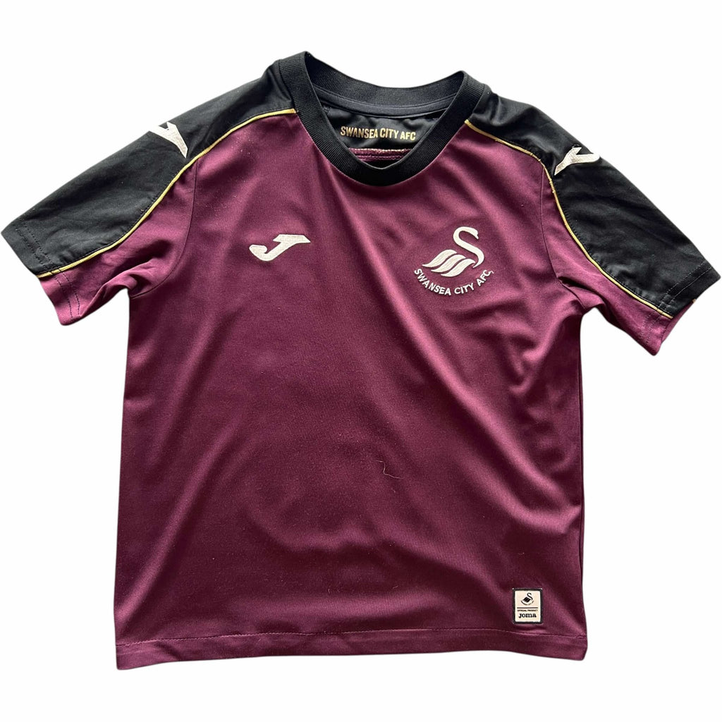 Swansea 2018-19 Joma third Daniel James football shirt size Boys XS