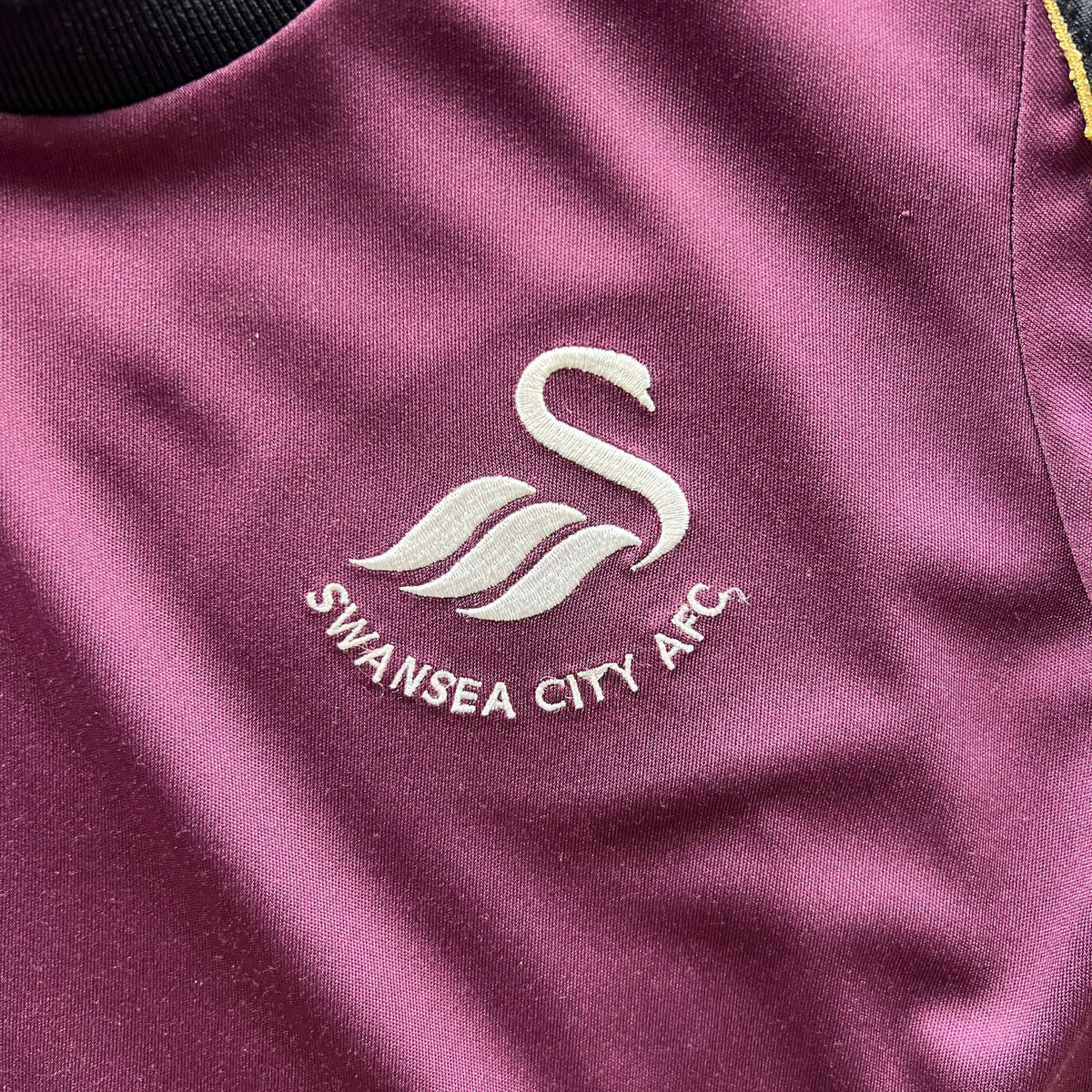 Swansea 2018-19 Joma third Daniel James football shirt size Boys XS