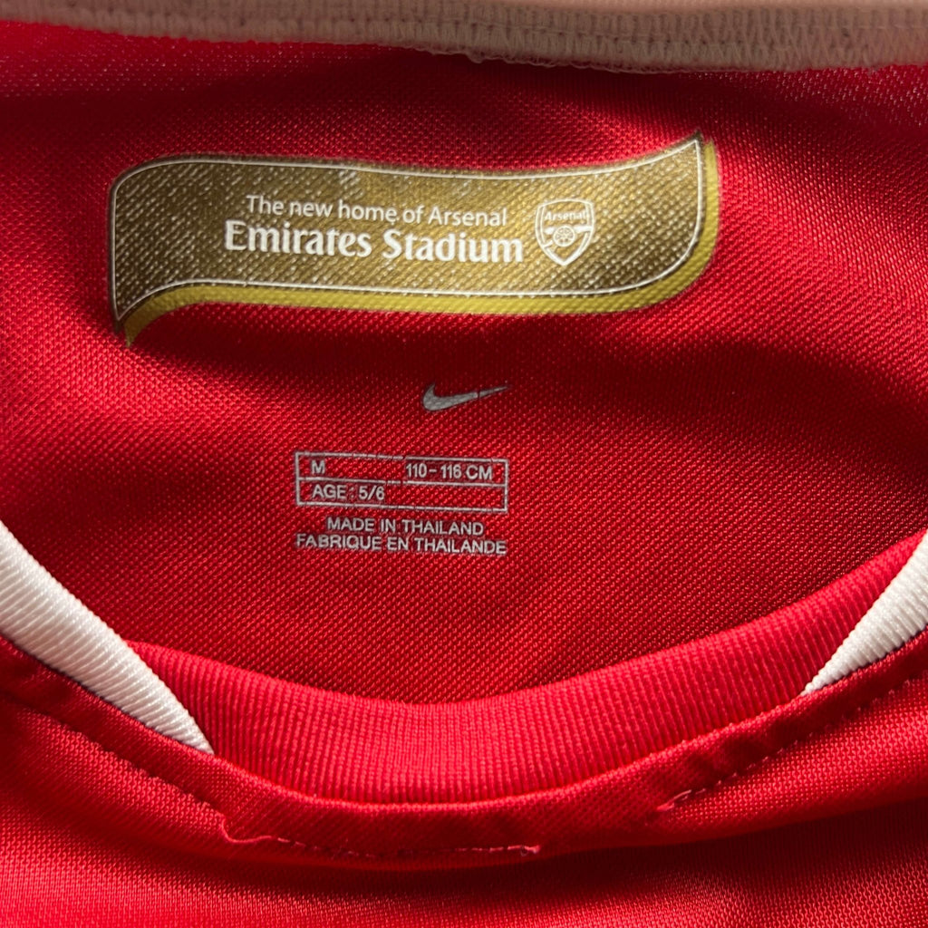 Arsenal 2006-08 Nike home football shirt size Kids M (110-116)