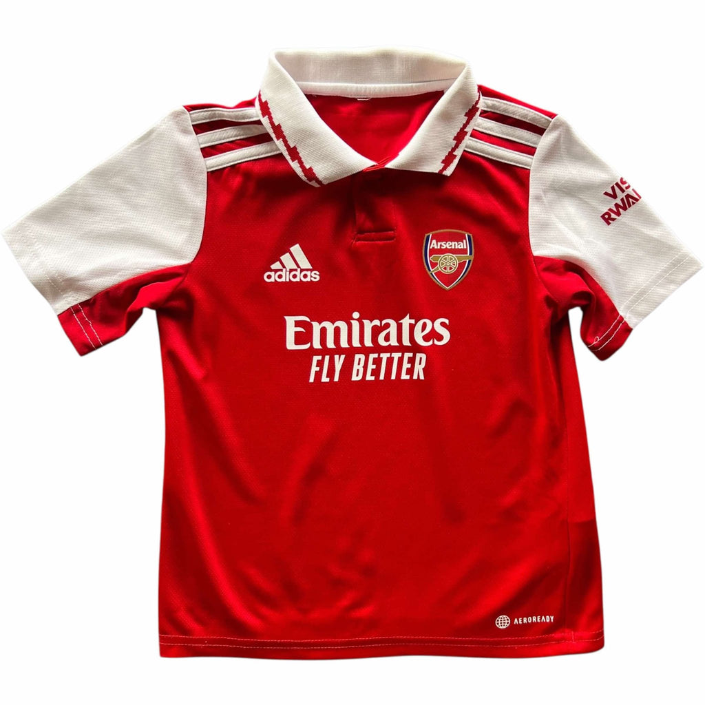 Arsenal 2022-23 Adidas home football shirt size Kids 104