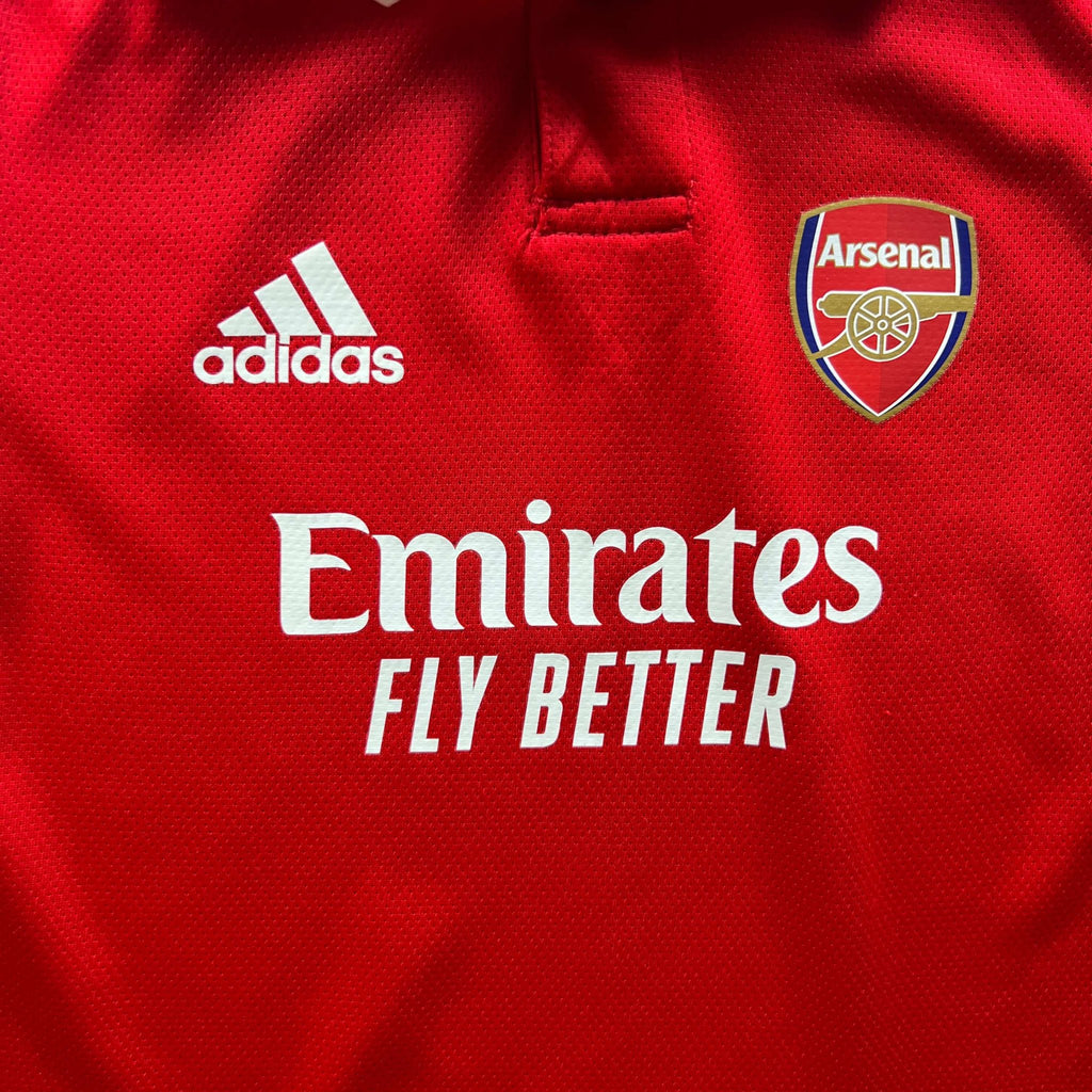 Arsenal 2022-23 Adidas home football shirt size Kids 104