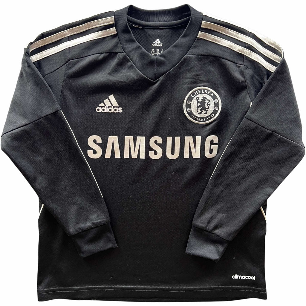 Chelsea 2013-14 Adidas away long sleeve football shirt size Boys XS (128)