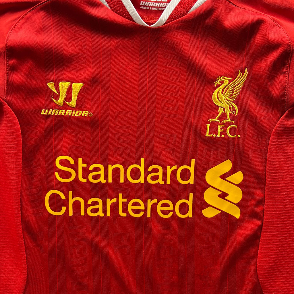 Liverpool 2013-14 Warrior home football shirt size Boys M (134)