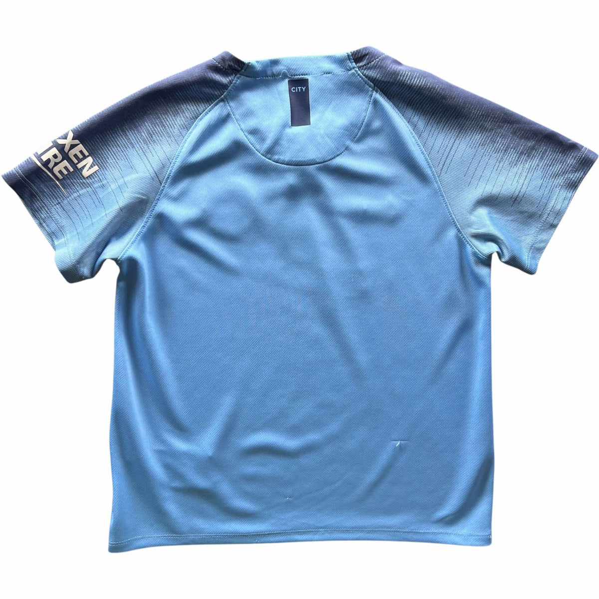 Manchester City 2018-19 Nike home football shirt size Kids L (116-122)