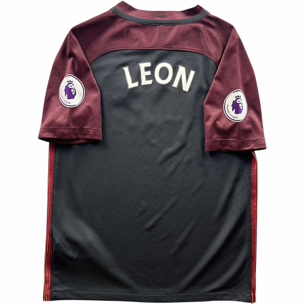 Manchester City 2016-17 Nike away football shirt size Boys L (147-158)