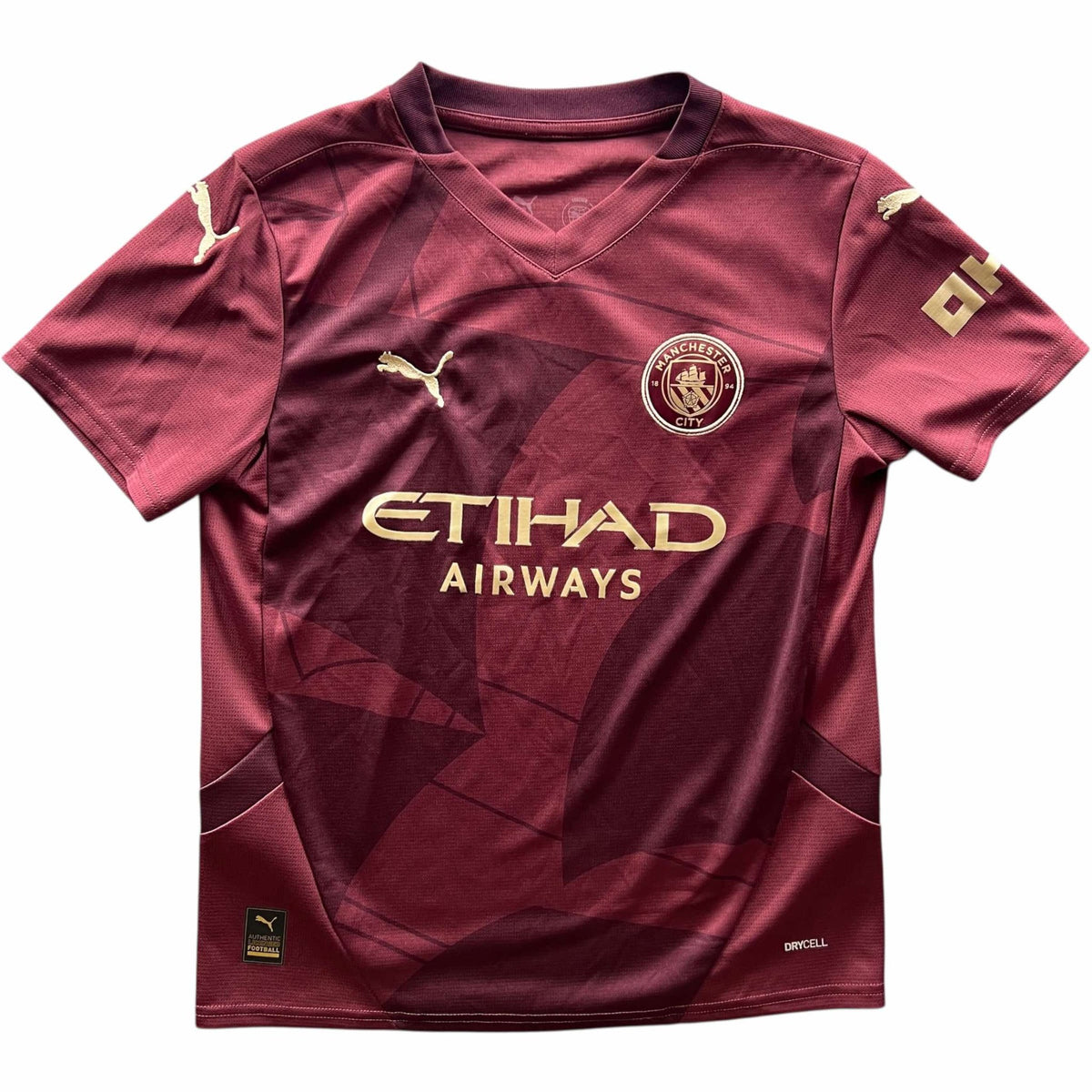 Manchester City 2024-25 Puma third football shirt size Boys M (152)