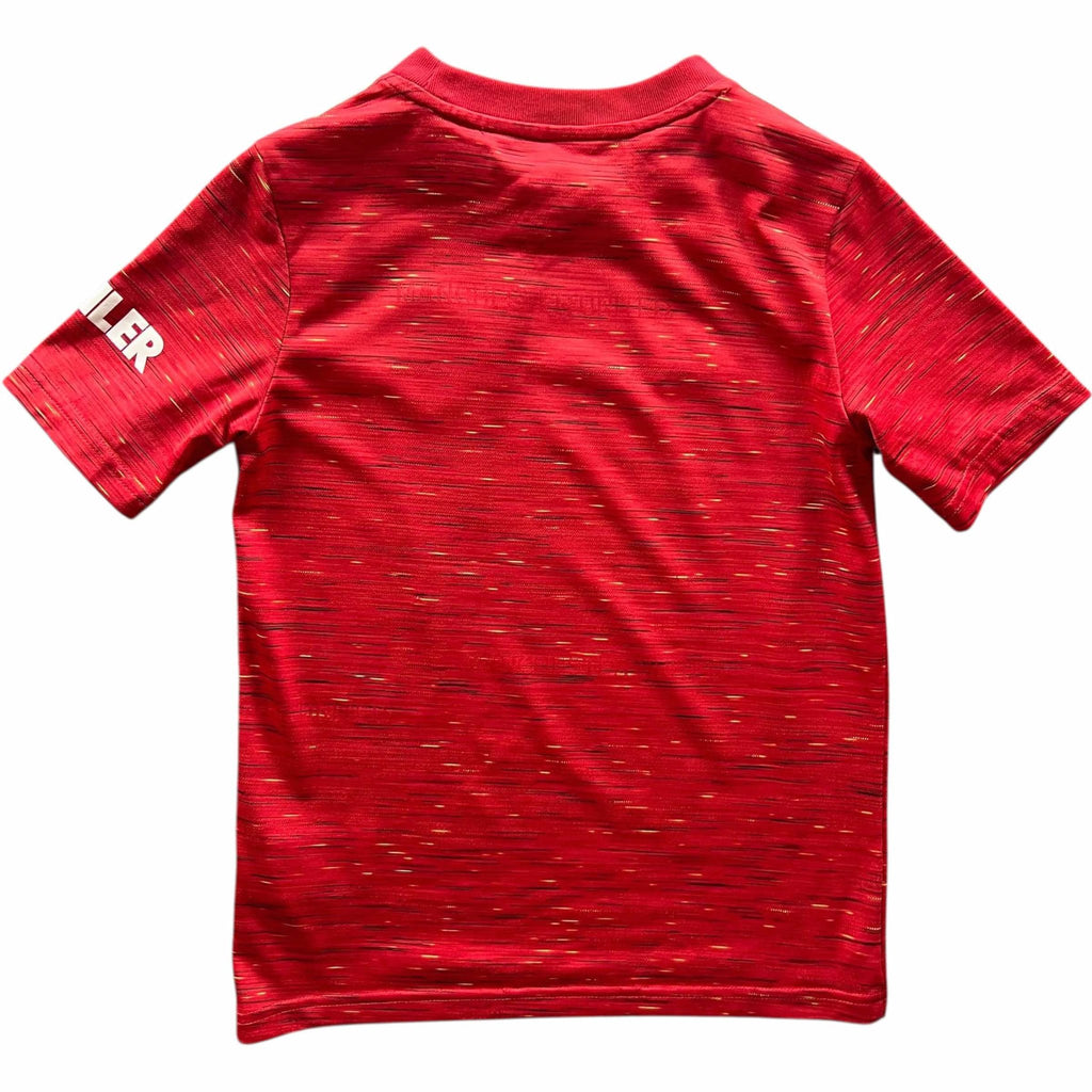 Manchester United 2020-21 Adidas home football shirt size Boys S (140)