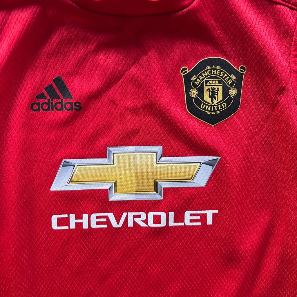 Manchester United 2019-20 Adidas home football shirt size Boys XXS (116)