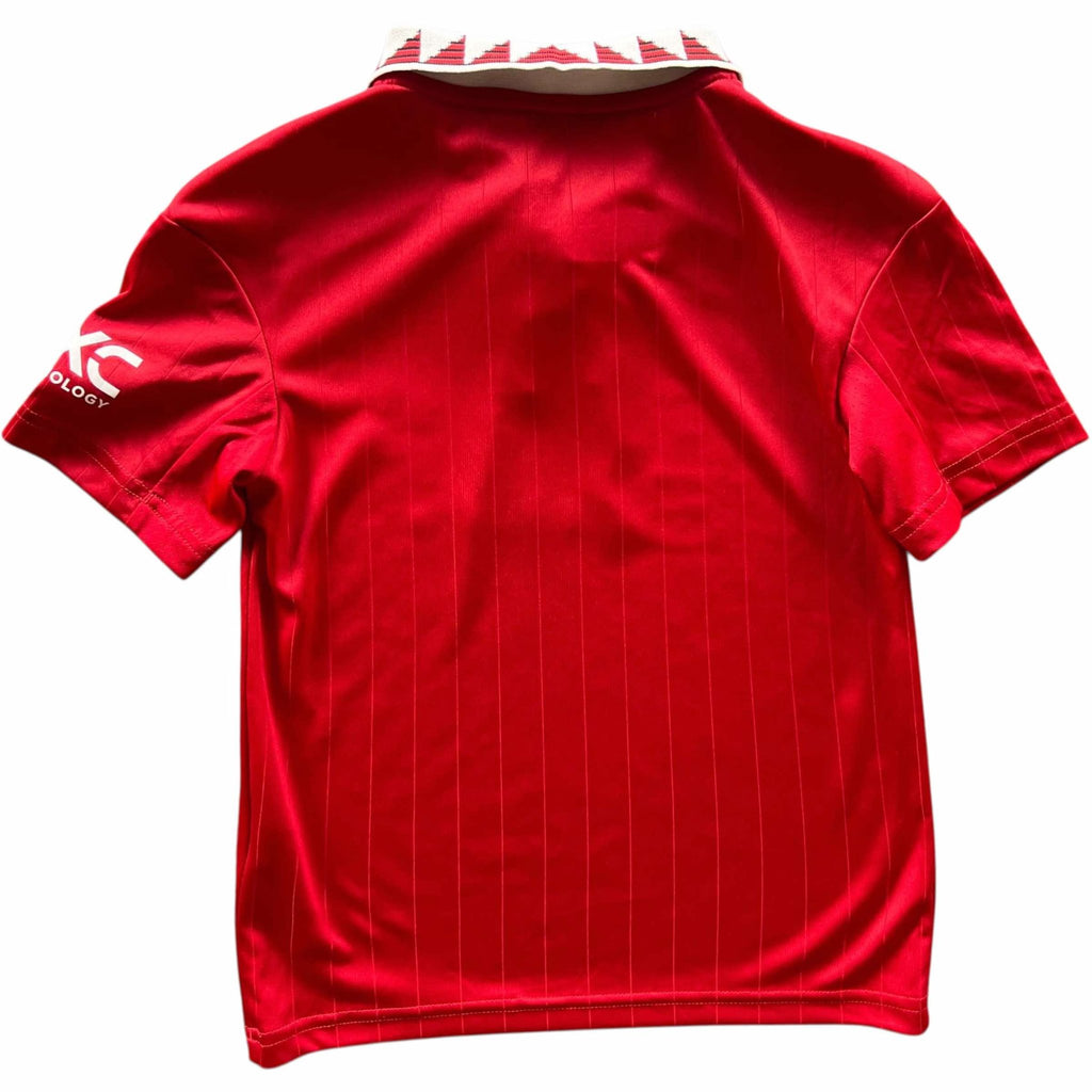 Manchester United 2022-23 Adidas home football shirt size Boys XXS (116)