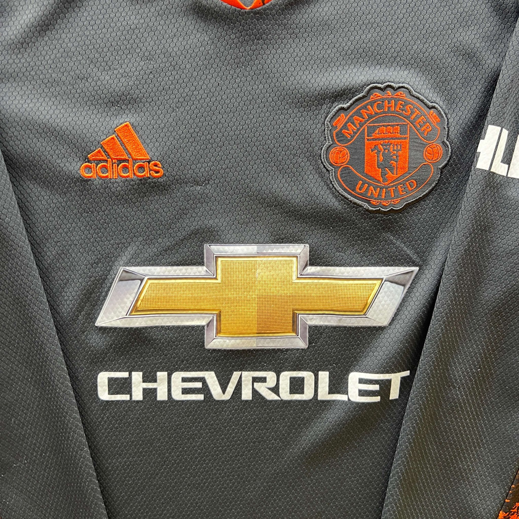 Manchester United 2020-21 Adidas goalkeeper football shirt size Boys L (164)