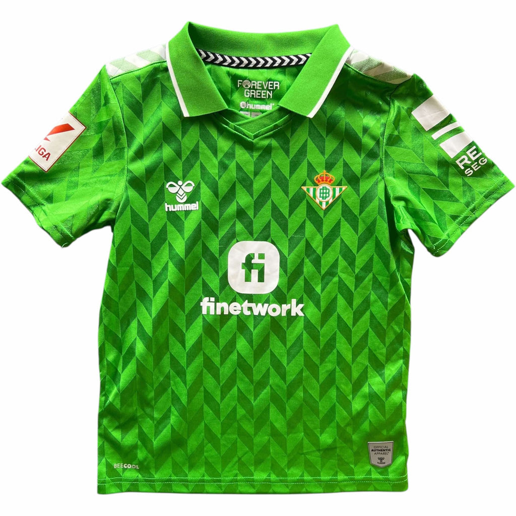 Real Betis 2023-24 Hummel away football shirt size Boys S (128)