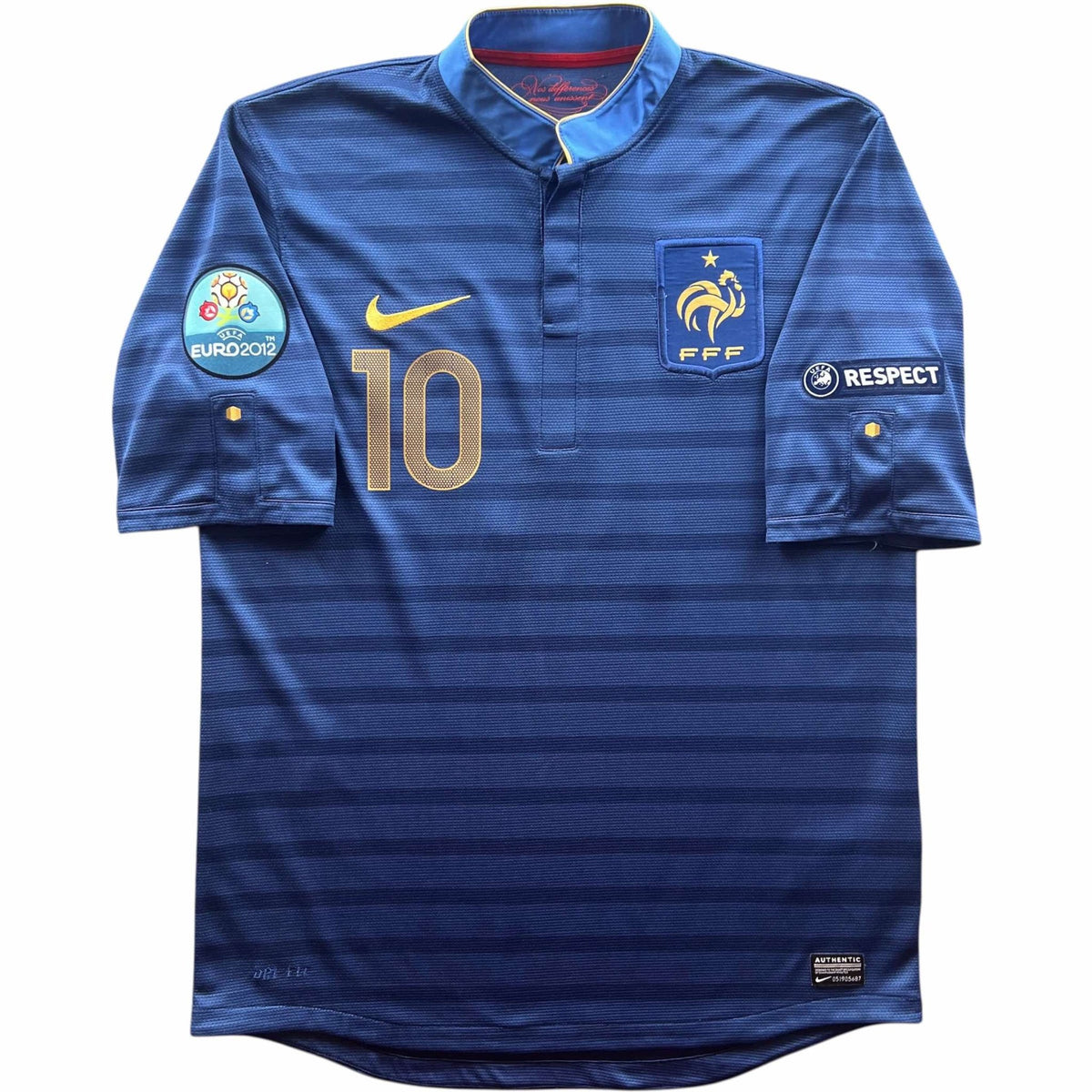 France 2012-14 Nike home Karim Benzema football shirt size M