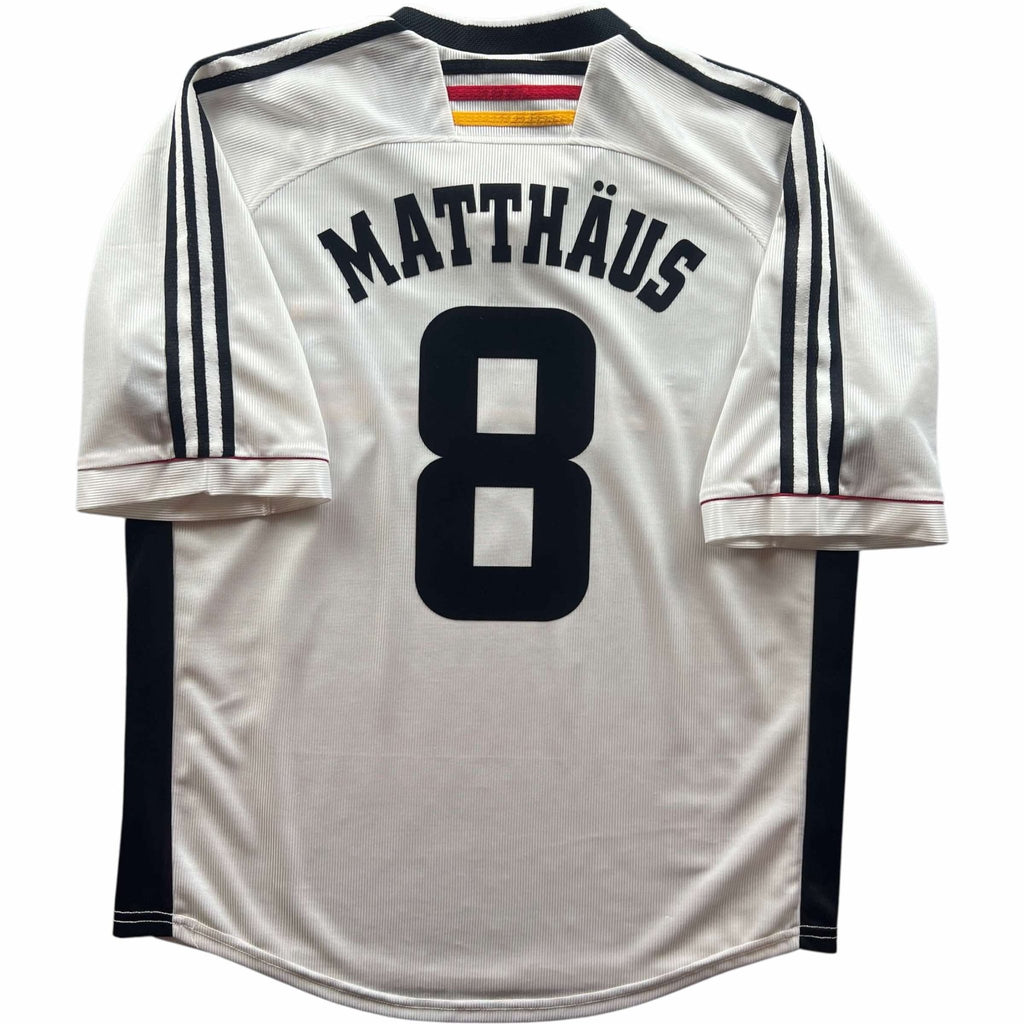 Germany 1998-2000 Adidas home Lothar Matthäus football shirt size L