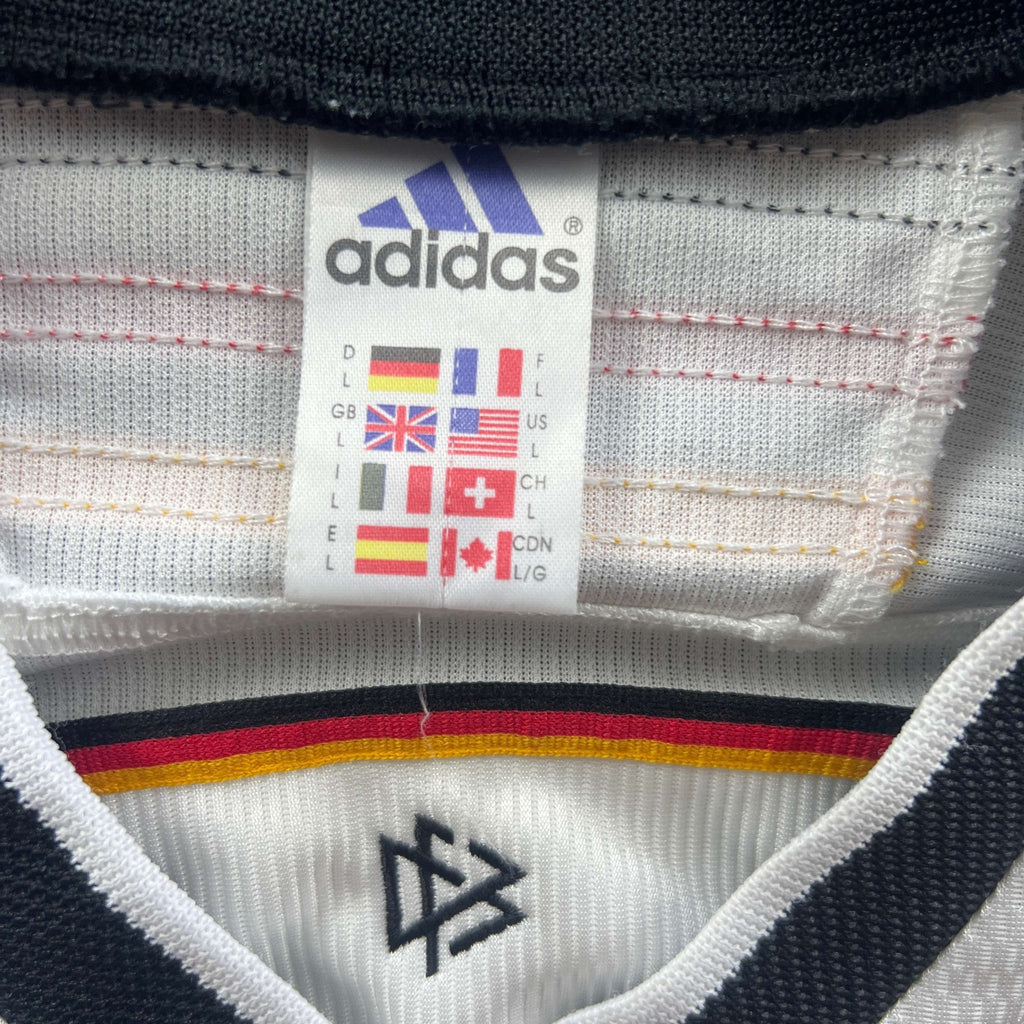Germany 1998-2000 Adidas home Lothar Matthäus football shirt size L