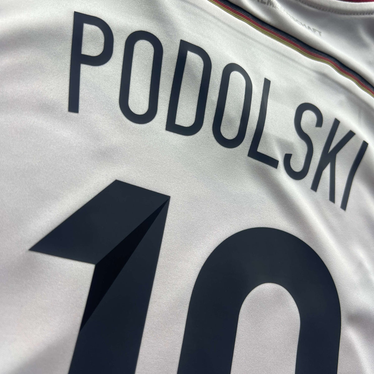 Germany 2014-15 Adidas home Lukas Podolski football shirt size M