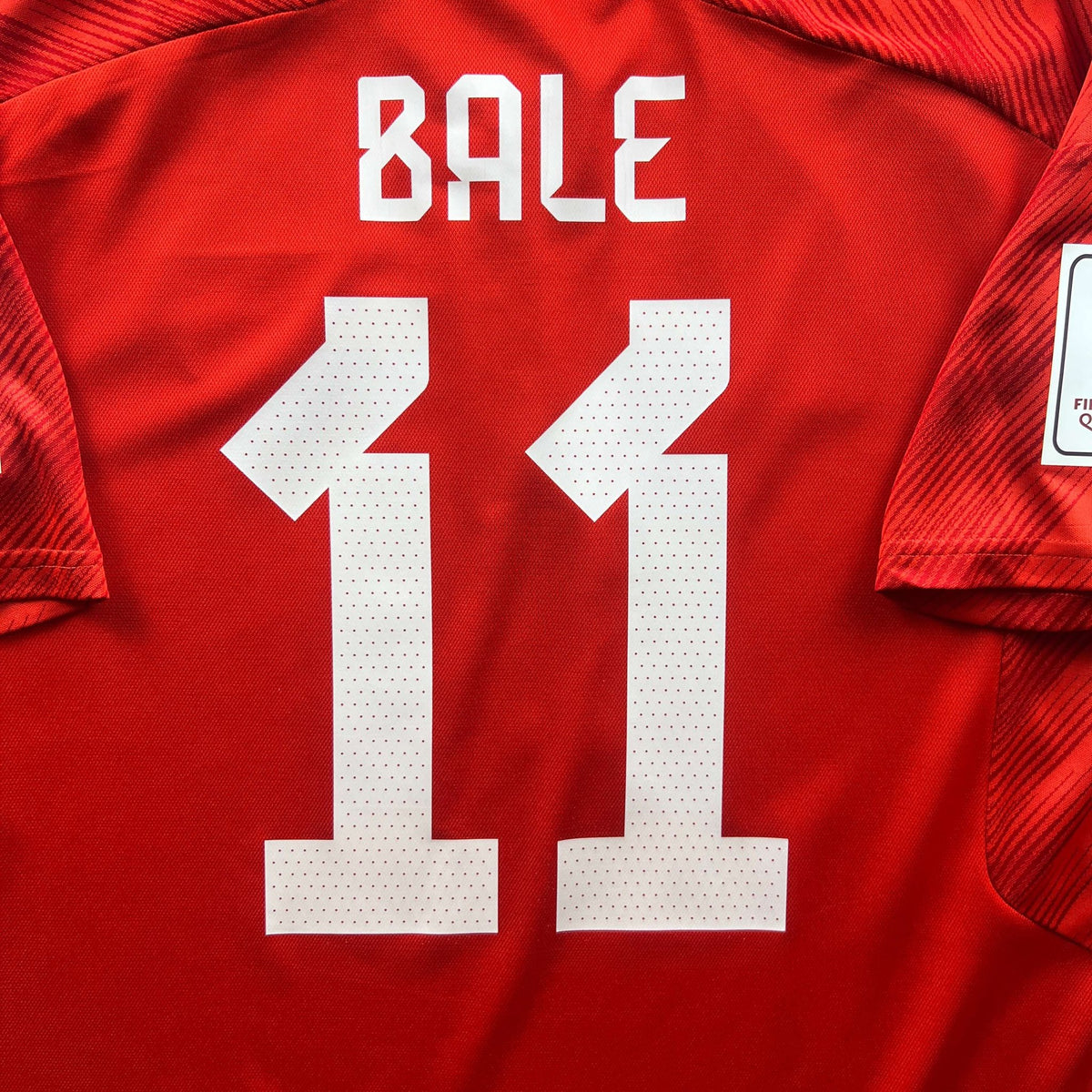 Wales 2022-24 Adidas home Gareth Bale football shirt size L