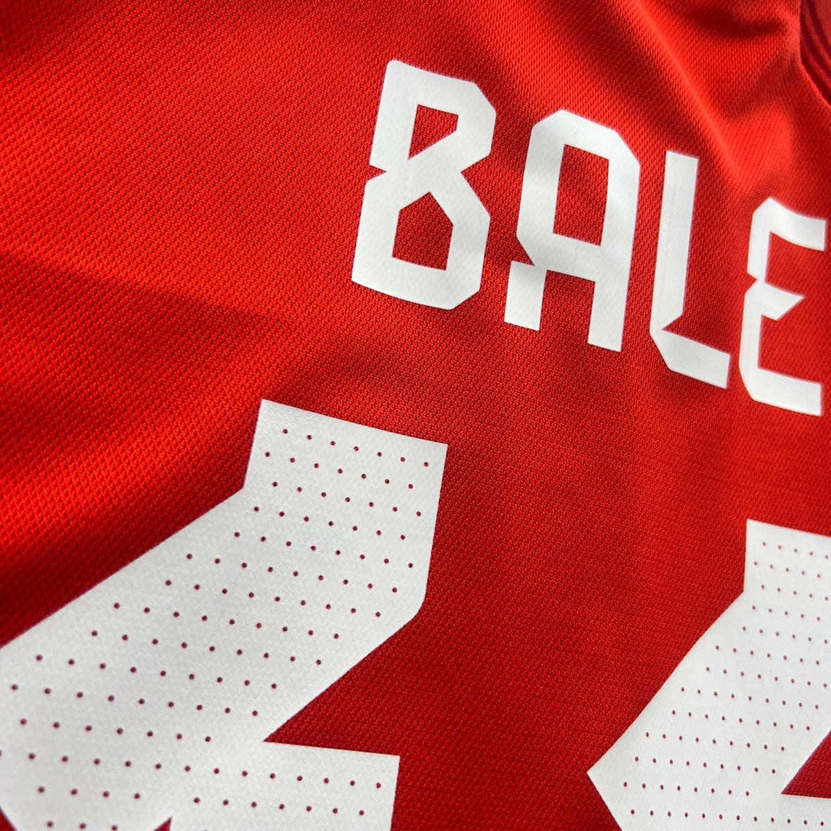 Wales 2022-24 Adidas home Gareth Bale football shirt size L