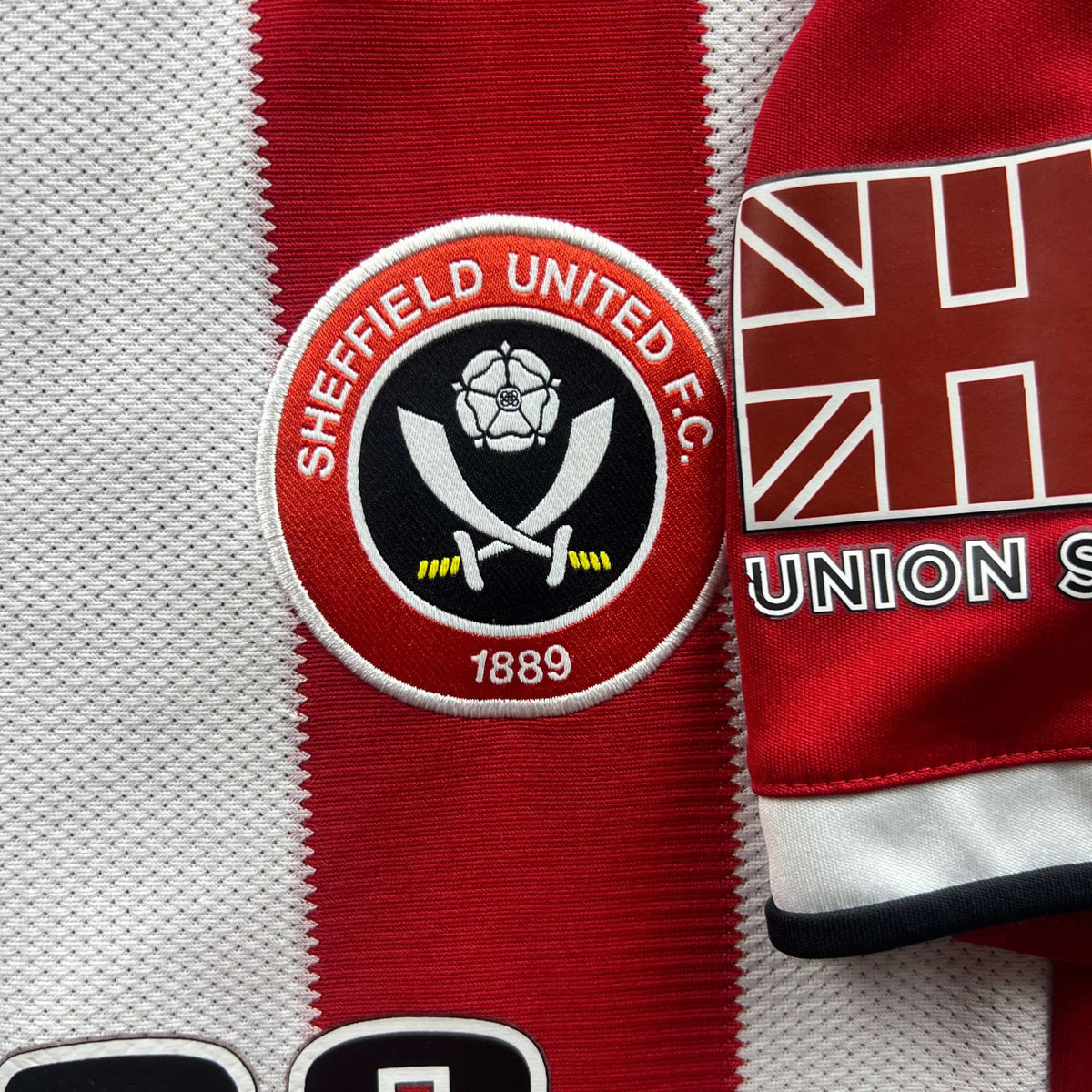 Sheffield United 2019-20 Adidas home John Egan football shirt size S