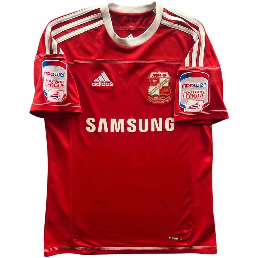 Swindon Town 2011-12 Adidas home Matt Ritchie football shirt size XS