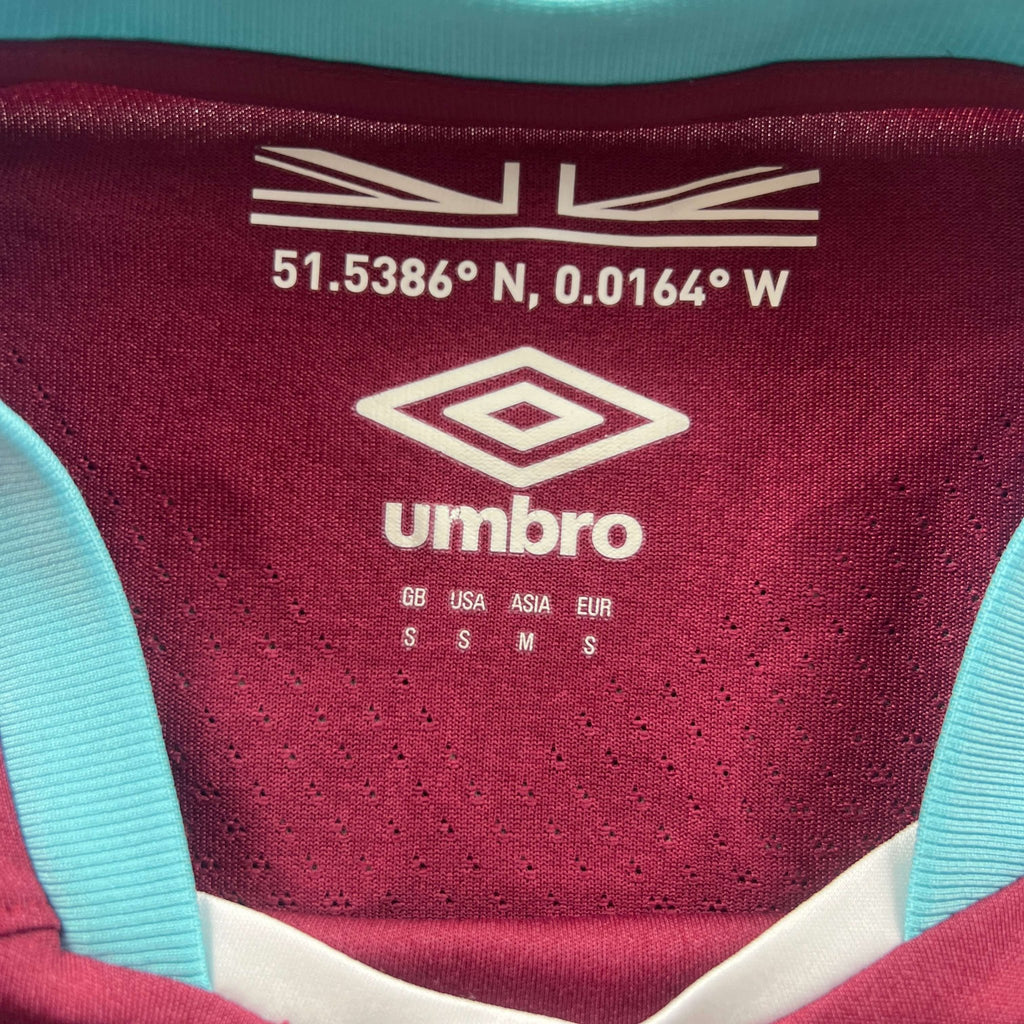 West Ham United 2016-17 Umbro home Aaron Cresswell football shirt size S
