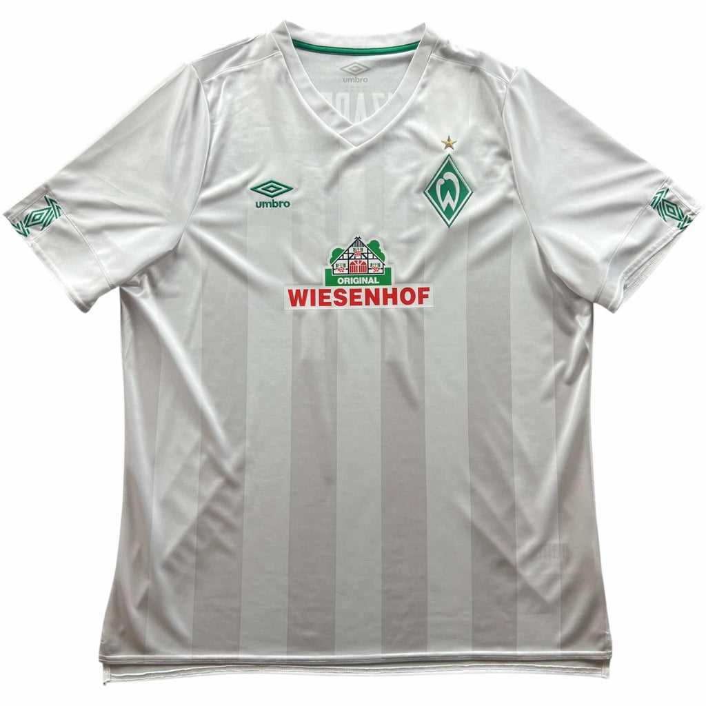 Werder Bremen 2019-20 Umbro away Claudio Pizarro football shirt size XXL