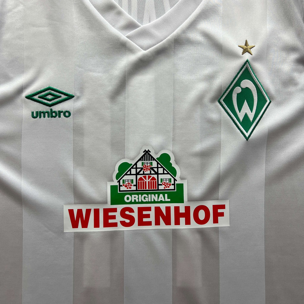 Werder Bremen 2019-20 Umbro away Claudio Pizarro football shirt size XXL