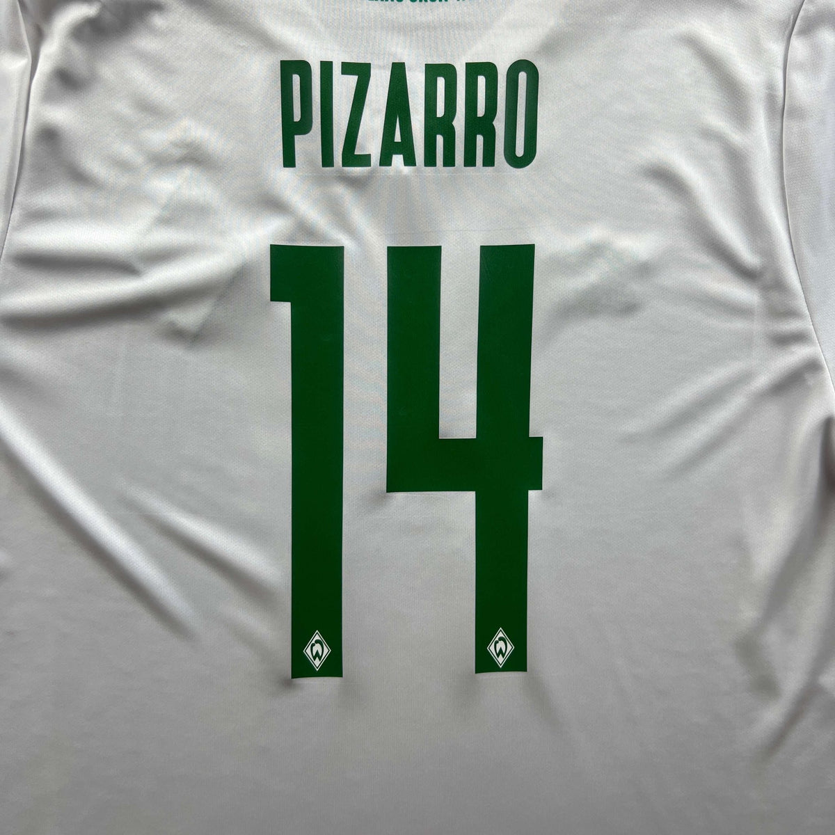 Werder Bremen 2019-20 Umbro away Claudio Pizarro football shirt size XXL